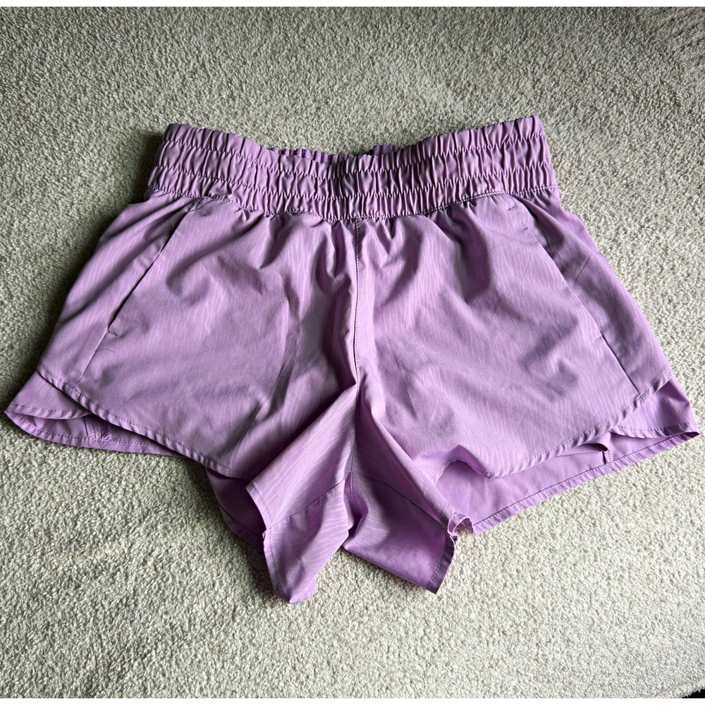 AVIA Women’s Running Shorts Size S 4-6 Lilac Purple Lined Athletic Workout